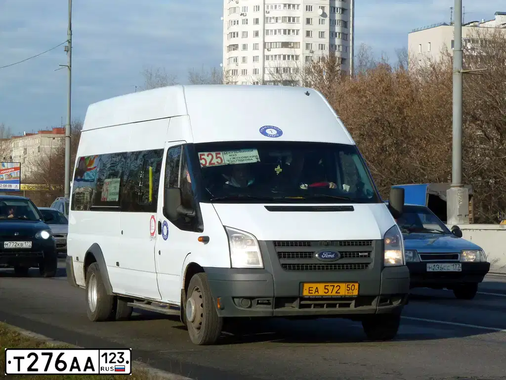 Фото автомобиля FORD TRANSIT, 2008 — госномер Т276АА123. Цвет: БЕЛЫЙ