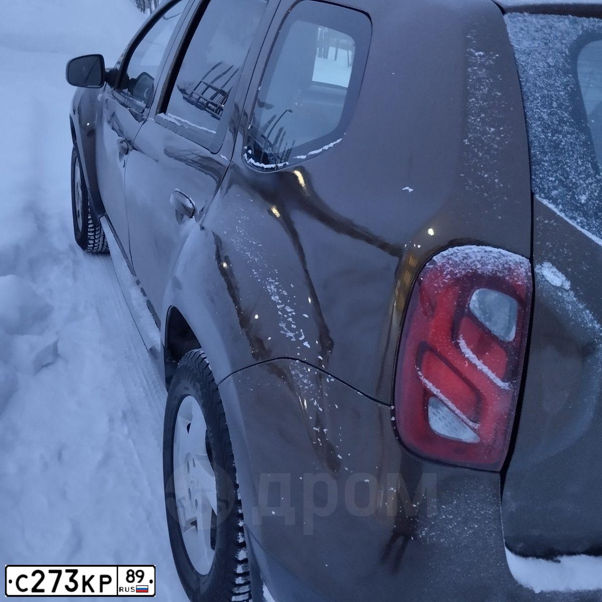 Фото автомобиля RENAULT DUSTER, 2016 — госномер С273КР89. Цвет: Коричневый