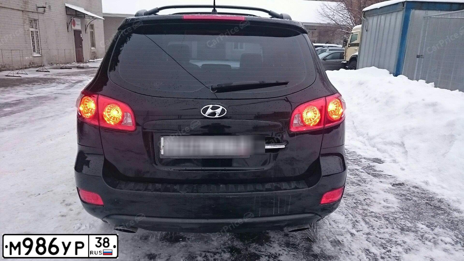 Фото автомобиля HYUNDAI SANTA FE, 2006 — госномер А884СА777. Цвет: ЧЕРНЫЙ