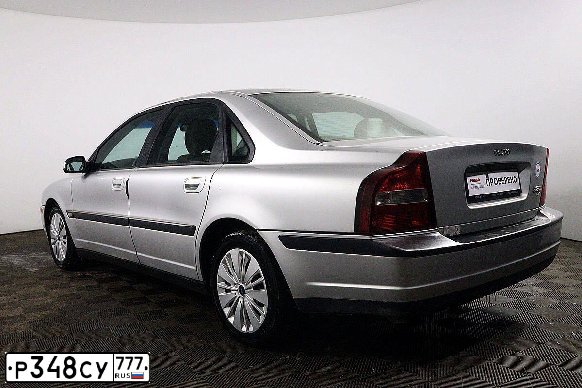 Фото автомобиля VOLVO S80, 1999 — госномер М541ТВ21. Цвет: Серебристый