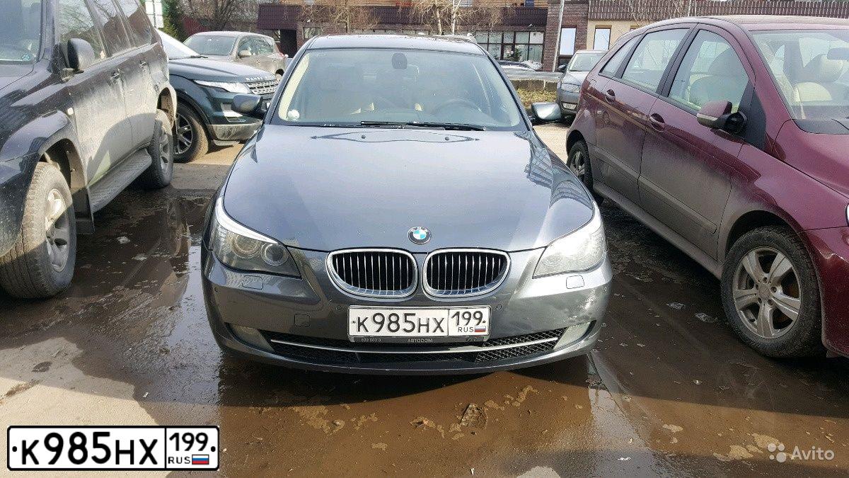 Фото автомобиля BMW SERIE 5, 2008 — госномер С716ВР550. Цвет: СЕРЫЙ ТЕМНЫЙ