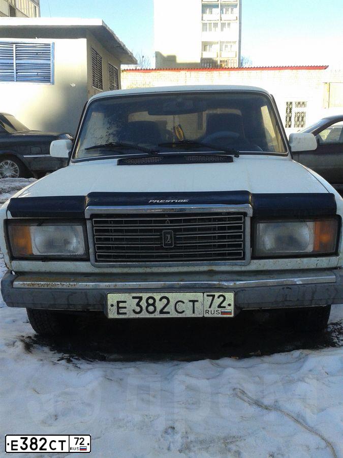 Фото автомобиля LADA 2107, 2005 — госномер Е382СТ72. Цвет: ЯРКО-БЕЛЫЙ