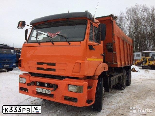 Фото автомобиля KAMAZ 6520 /6X4/, 2006 — госномер К333РВ40. Цвет: ЖЁЛТЫЙ