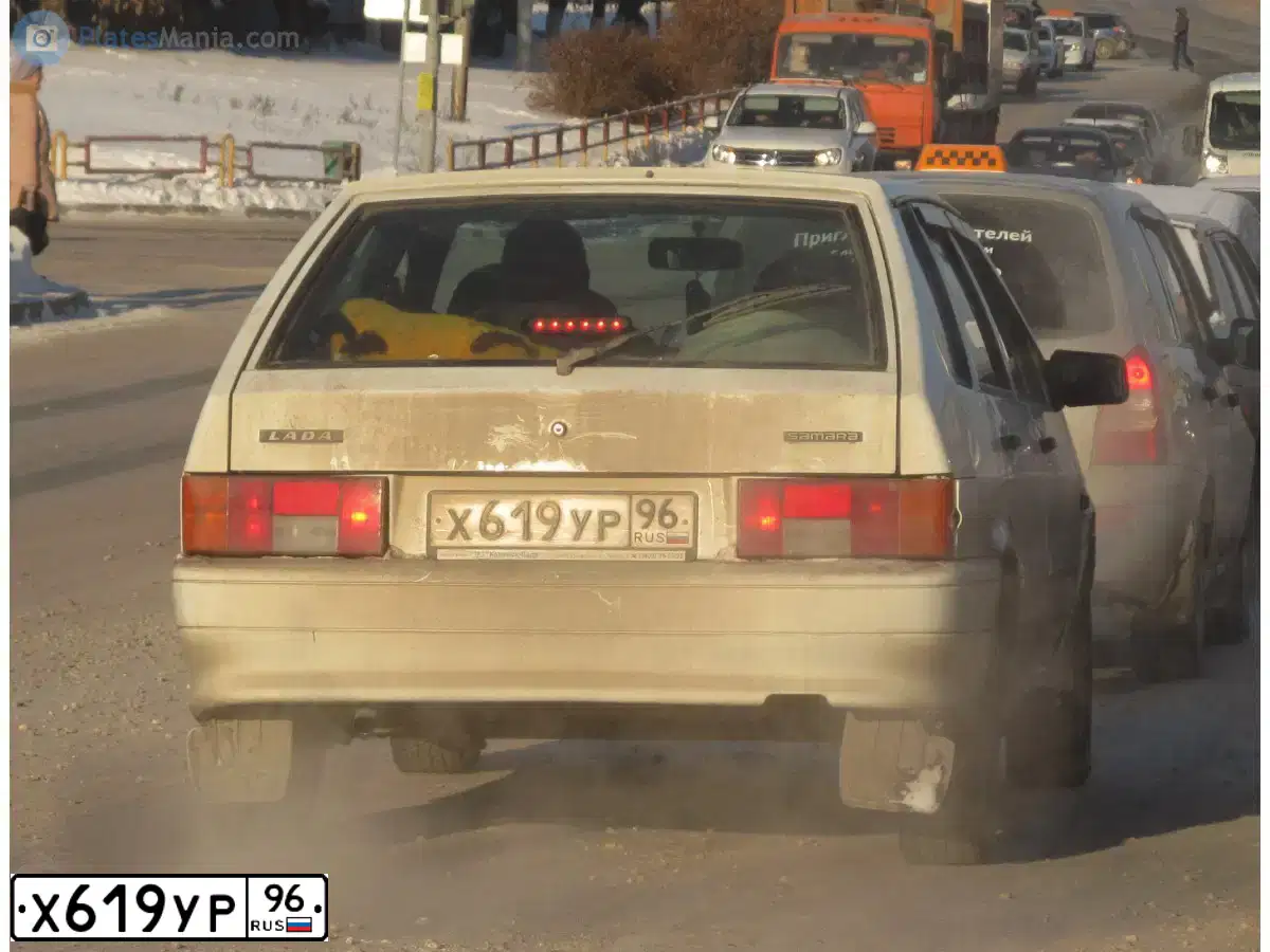 Фото автомобиля LADA 2114 SAMARA, 2013 — госномер М219ЕК196. Цвет: Белый