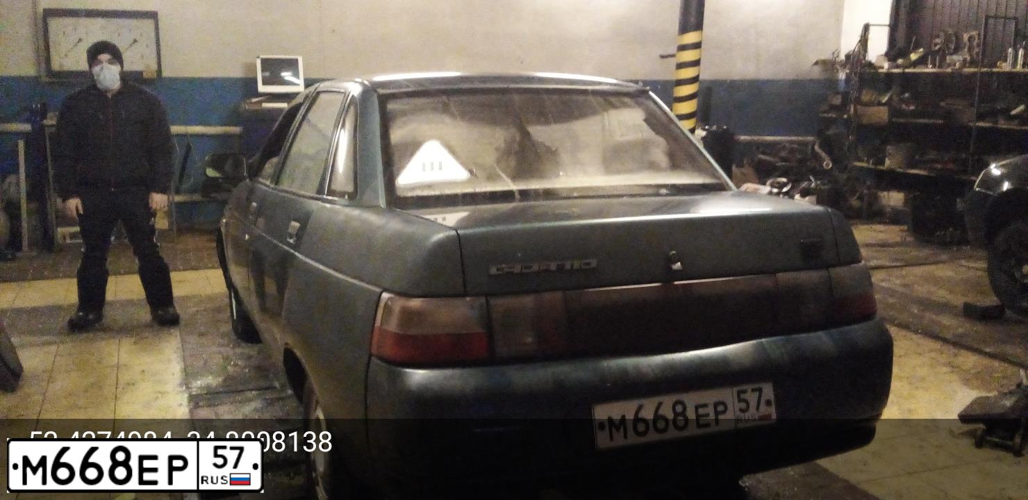 Фото автомобиля LADA 2110, 1997 — госномер М668ЕР57. Цвет: ИЗУМРУД