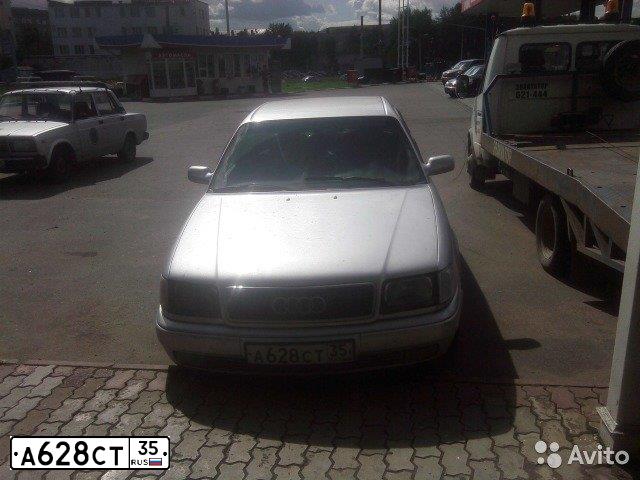 Фото автомобиля AUDI 100, 1992 — госномер А628СТ35. Цвет: СЕРЫЙ