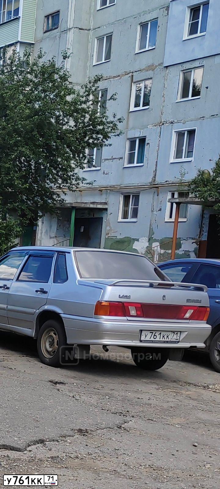 Фото автомобиля LADA 2115 SAMARA, 2009 — госномер У761КК71. Цвет: СВЕТЛО-СЕРЕБРИСТЫЙ МЕТАЛЛ