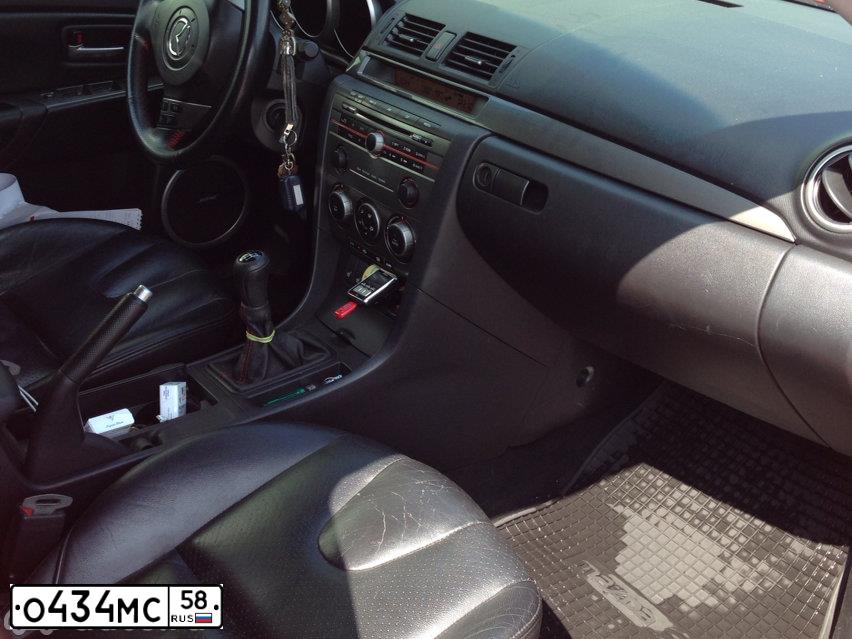 Фото автомобиля MAZDA 3, 2006 — госномер О434МС58. Цвет: КРАСНЫЙ