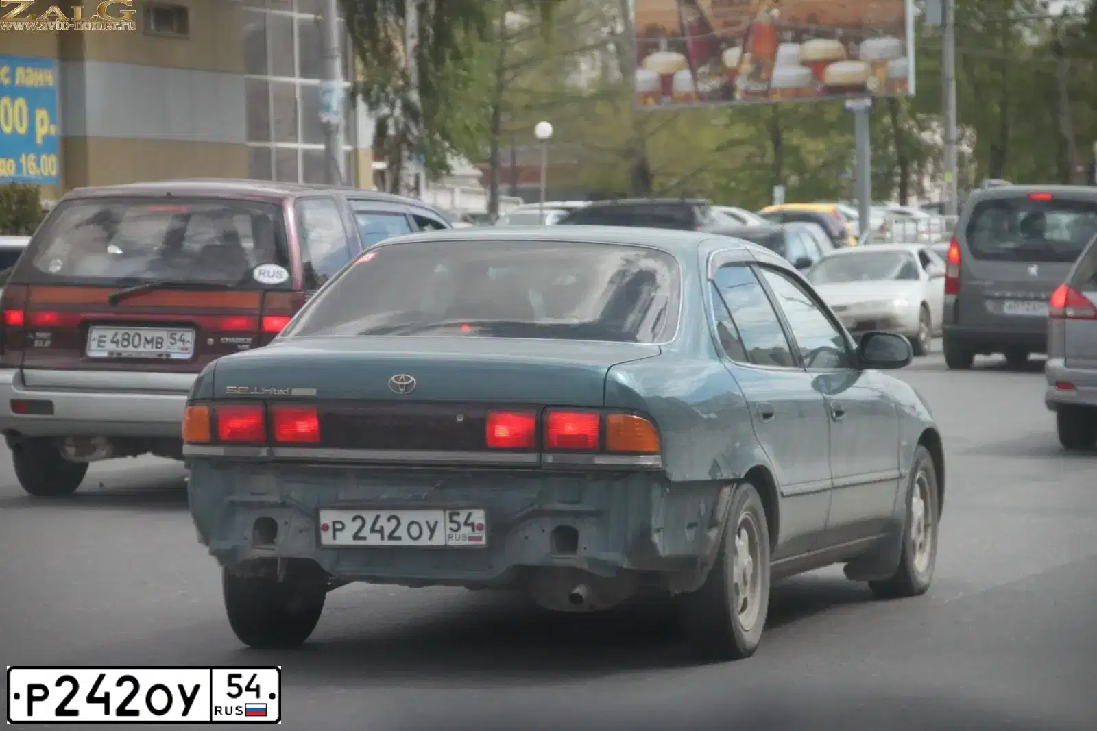 Фото автомобиля TOYOTA SPRINTER, 1994 — госномер Р242ОУ54