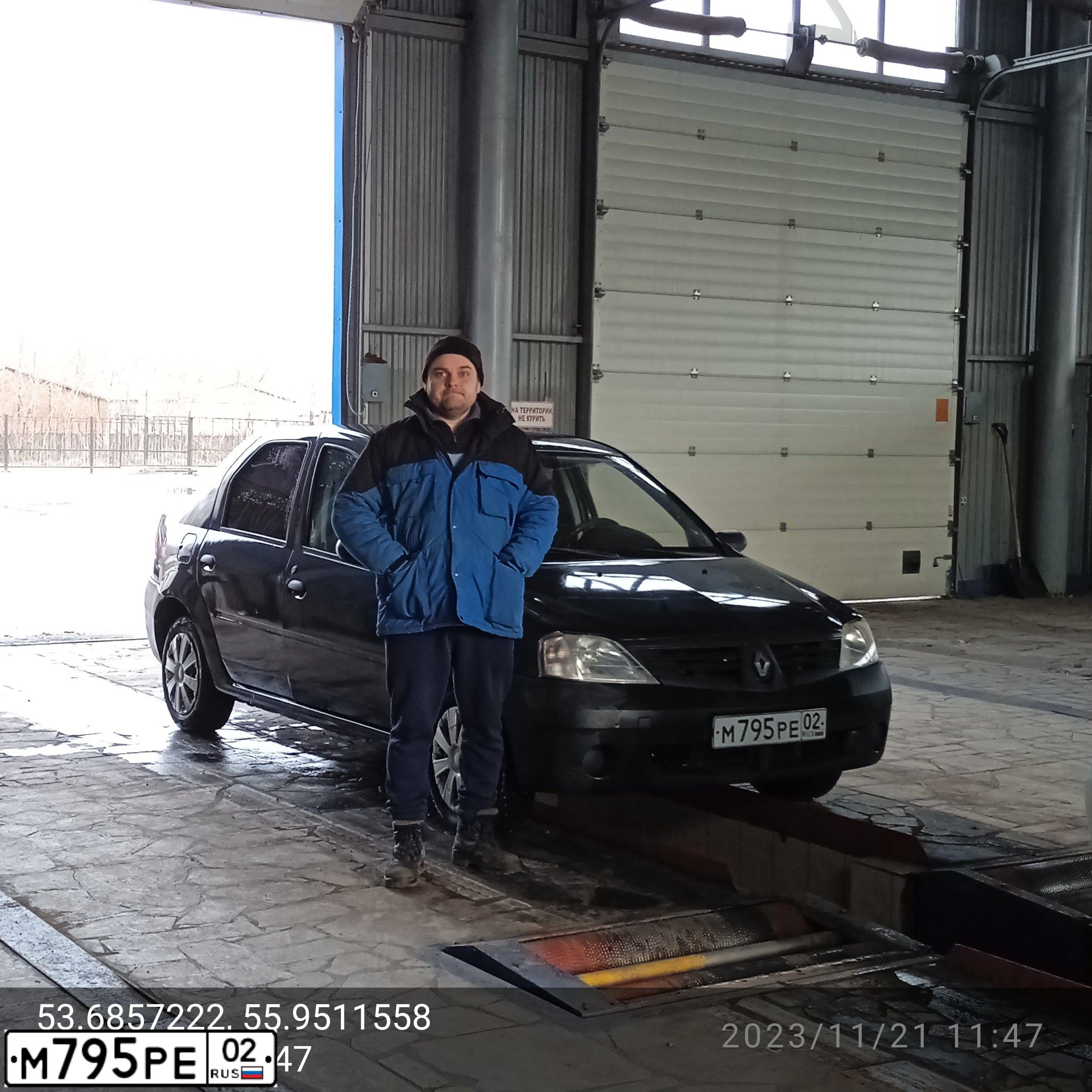 Фото автомобиля RENAULT LOGAN, 2006 — госномер М364ТС702. Цвет: ТЕМНО-СЕРЫЙ