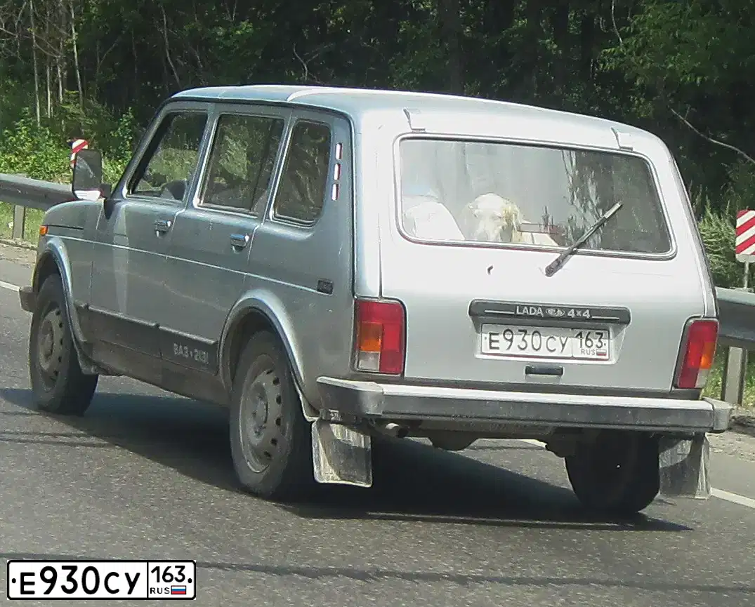 Фото автомобиля VAZ 2131 NIVA, 2007 — госномер Е930СУ163. Цвет: Светло-Серебристый металлик