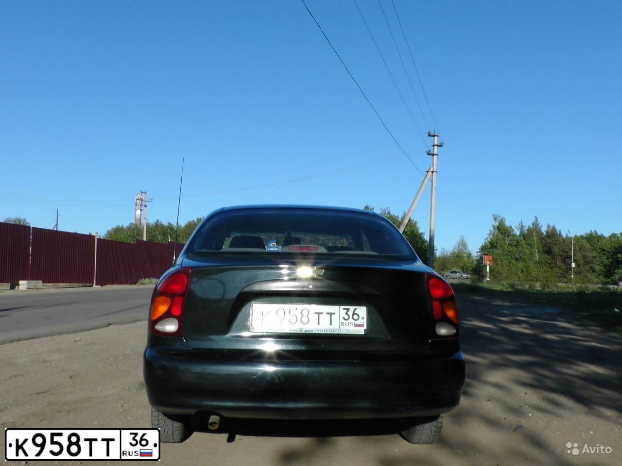 Фото автомобиля ZAZ LANOS, 2008 — госномер Н797ВТ36. Цвет: ЧЕРНЫЙ