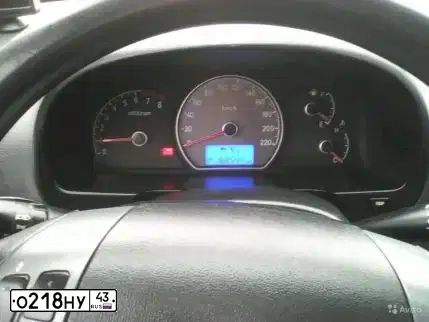 Фото автомобиля HYUNDAI ELANTRA, 2008 — госномер О218НУ43. Цвет: ЧЕРНЫЙ