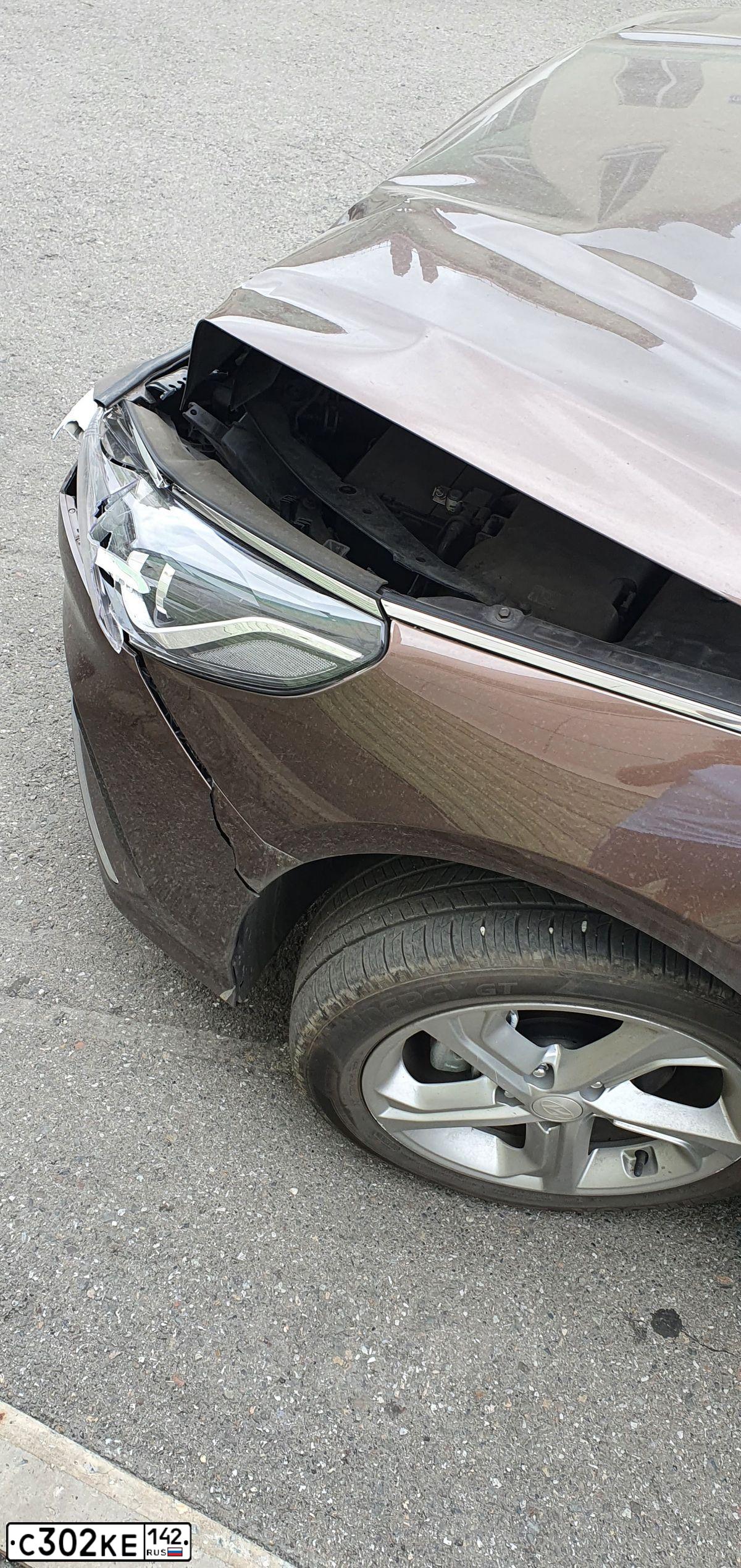 Фото автомобиля HYUNDAI SONATA, 2018 — госномер Р005ЕТ142. Цвет: бронзовый