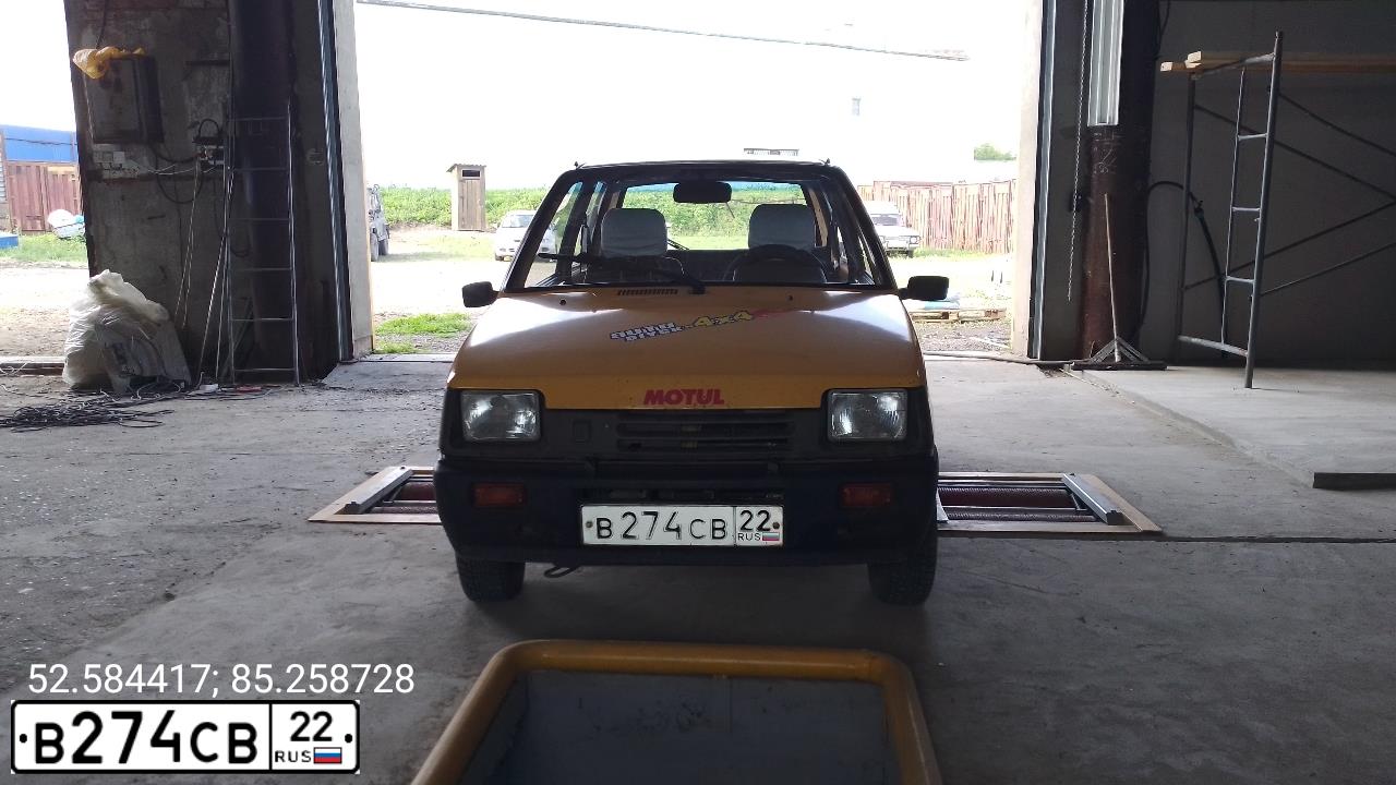 Фото автомобиля SEAZ OKA, 2001 — госномер В274СВ22. Цвет: ЗОЛОТИСТО-ЖЕЛТЫЙ