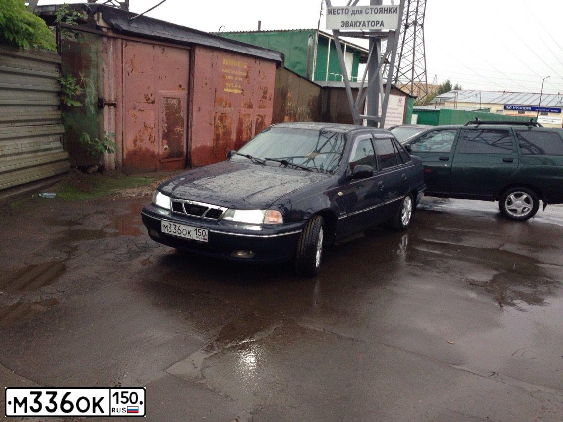 Фото автомобиля DAEWOO NEXIA, 2007 — госномер М336ОК150. Цвет: СИНИЙ ТЕМНЫЙ