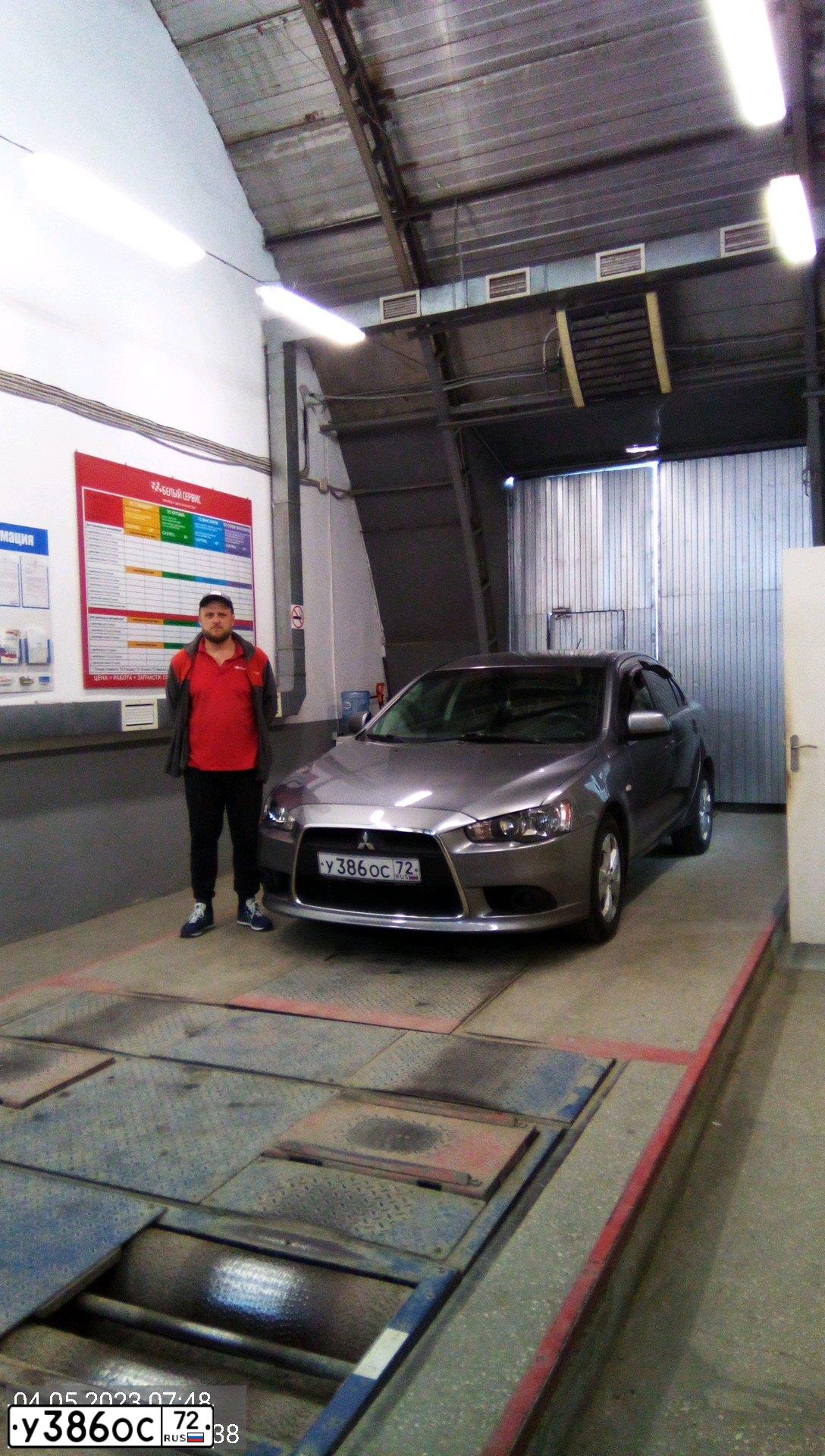 Фото автомобиля MITSUBISHI LANCER, 2012 — госномер А594СО172