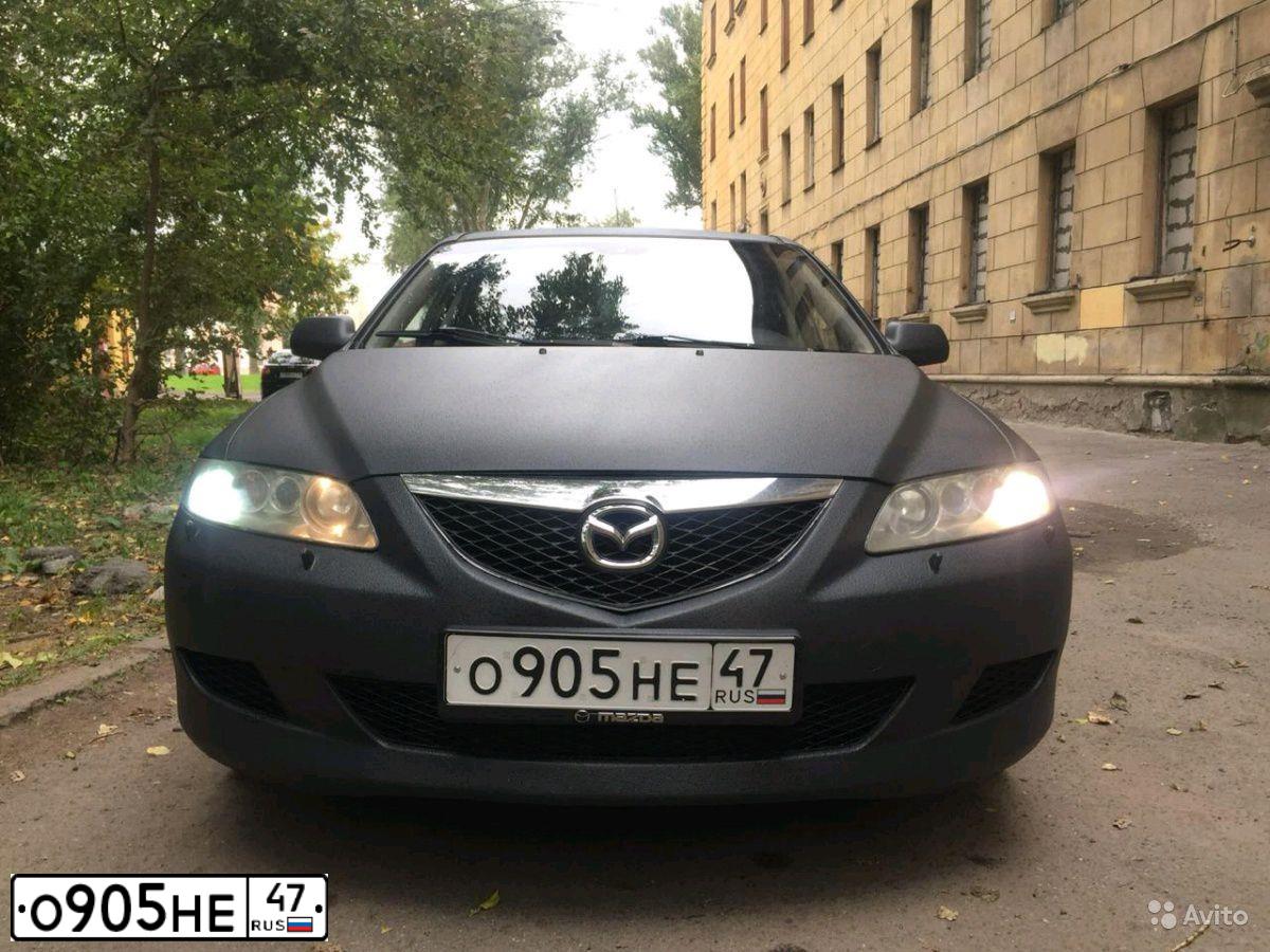 Фото автомобиля MAZDA 6, 2004 — госномер А758НР178. Цвет: ТЕМНО-СЕРЫЙ