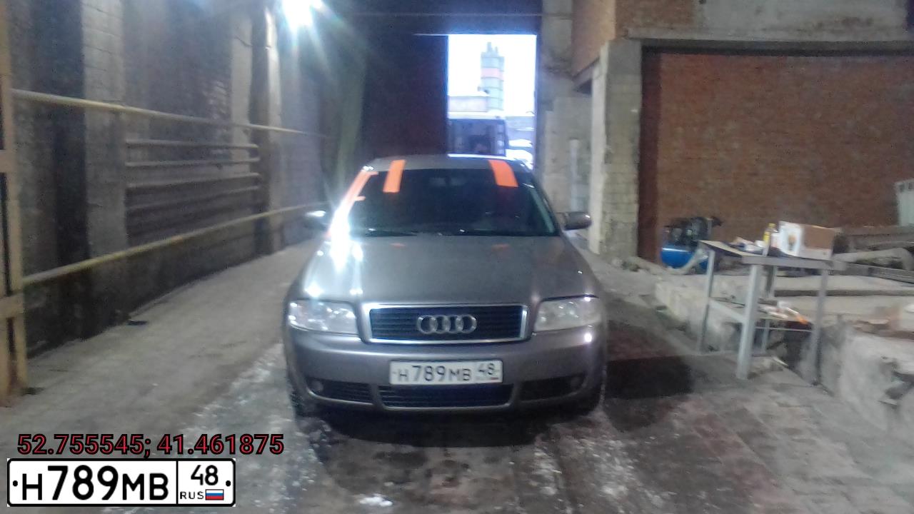 Фото автомобиля AUDI A6, 2004 — госномер О568ТС68. Цвет: СЕРЫЙ