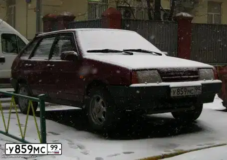 Фото автомобиля LADA 2109 SAMARA, 2000 — госномер У791СН199. Цвет: КРАСНЫЙ ТЕМНЫЙ