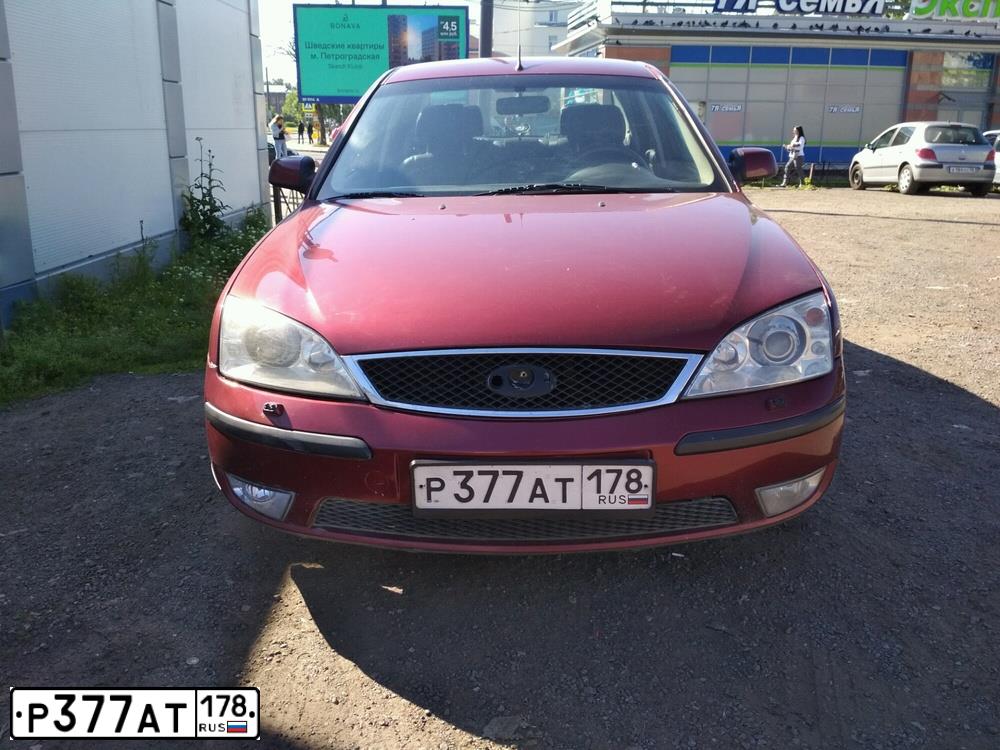 Фото автомобиля FORD MONDEO, 2005 — госномер Т853РК152. Цвет: ТЕМНО-КРАСНЫЙ