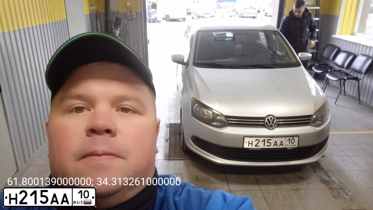 Фото автомобиля VOLKSWAGEN POLO, 2011 — госномер К787ТУ10. Цвет: СЕРЕБРИСТЫЙ