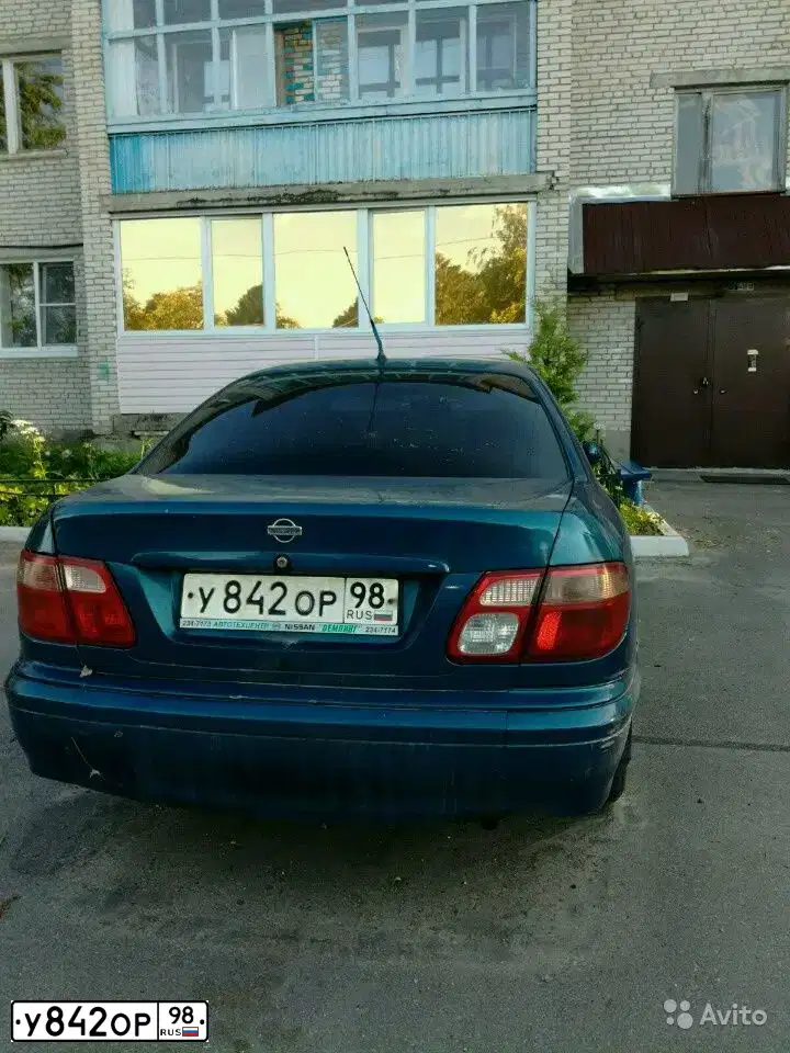 Фото автомобиля NISSAN ALMERA, 2001 — госномер Н020ЕТ97. Цвет: Сине-зеленый