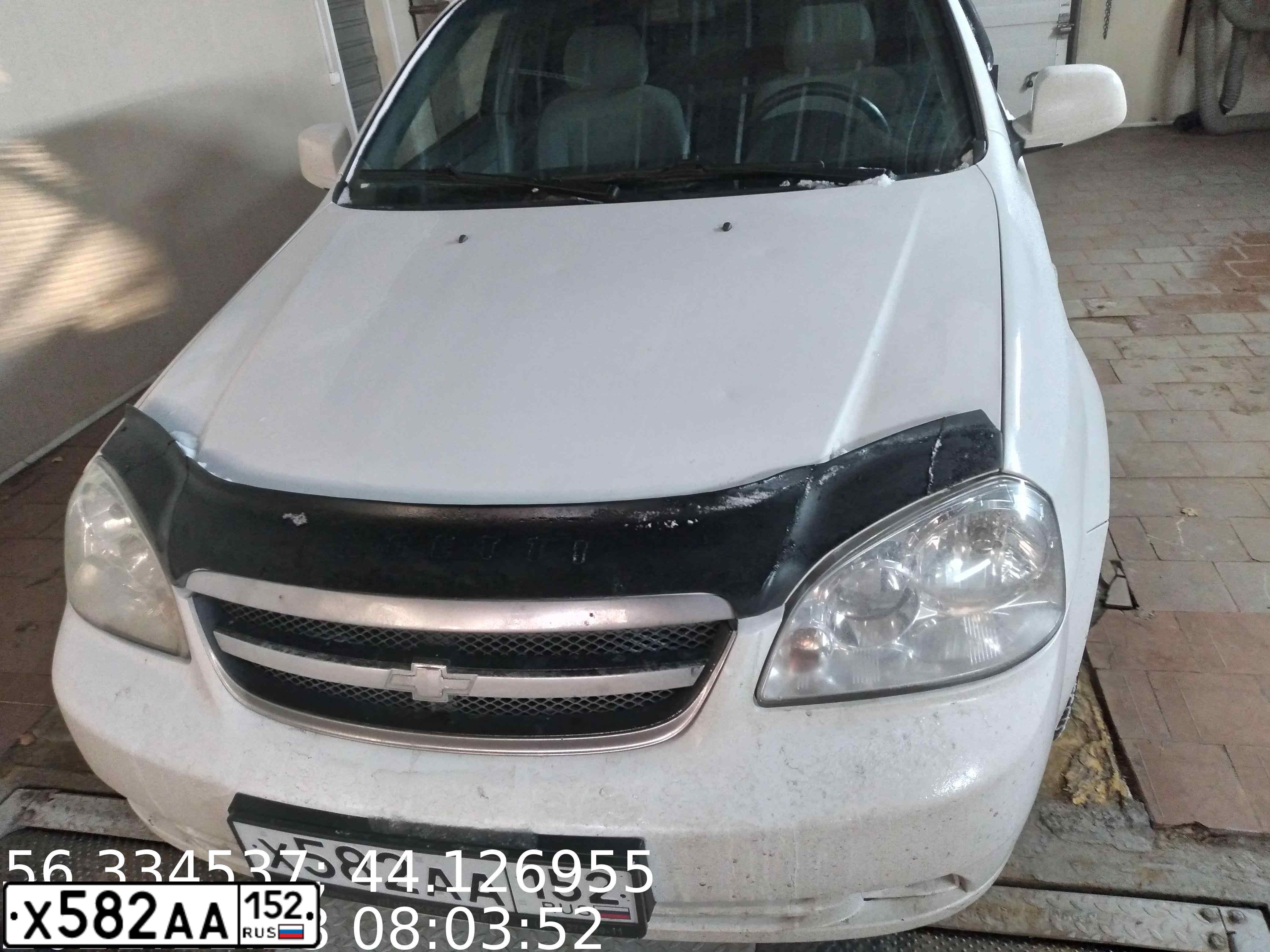 Фото автомобиля CHEVROLET LACETTI, 2010 — госномер В345КА252