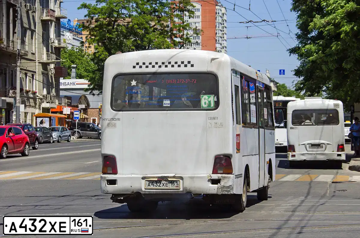 Фото автомобиля TAGAZ COUNTY, 2007 — госномер А432ХЕ161. Цвет: БЕЛЫЙ