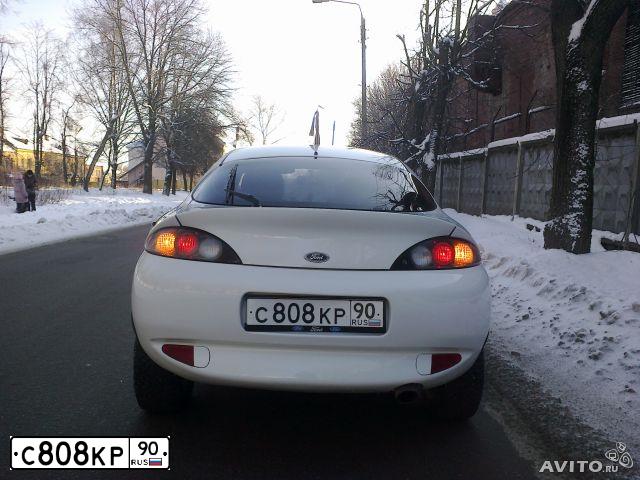 Фото автомобиля FORD PUMA, 1997 — госномер Р652АХ32. Цвет: БЕЛЫЙ СЕРЕБРИСТЫЙ