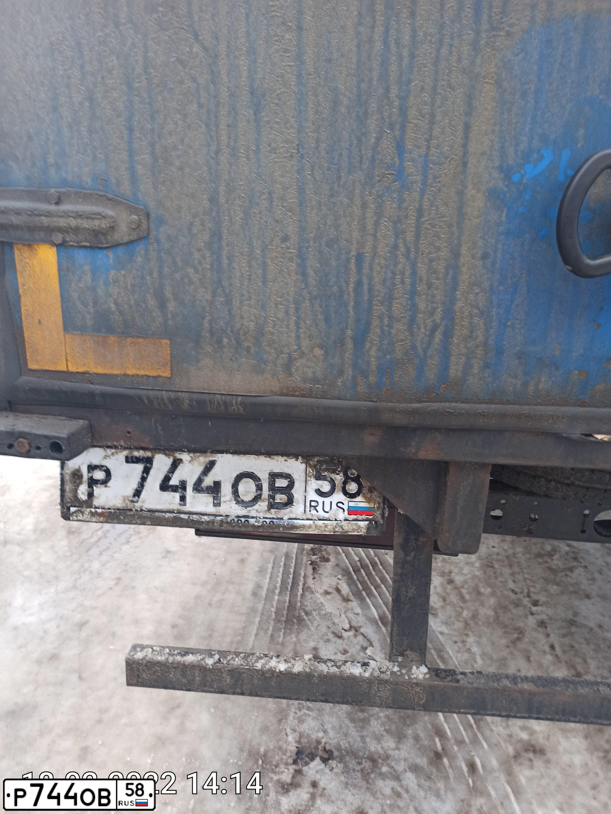 Фото автомобиля GAZ 3302 EL, 2018 — госномер Р744ОВ58. Цвет: Белый