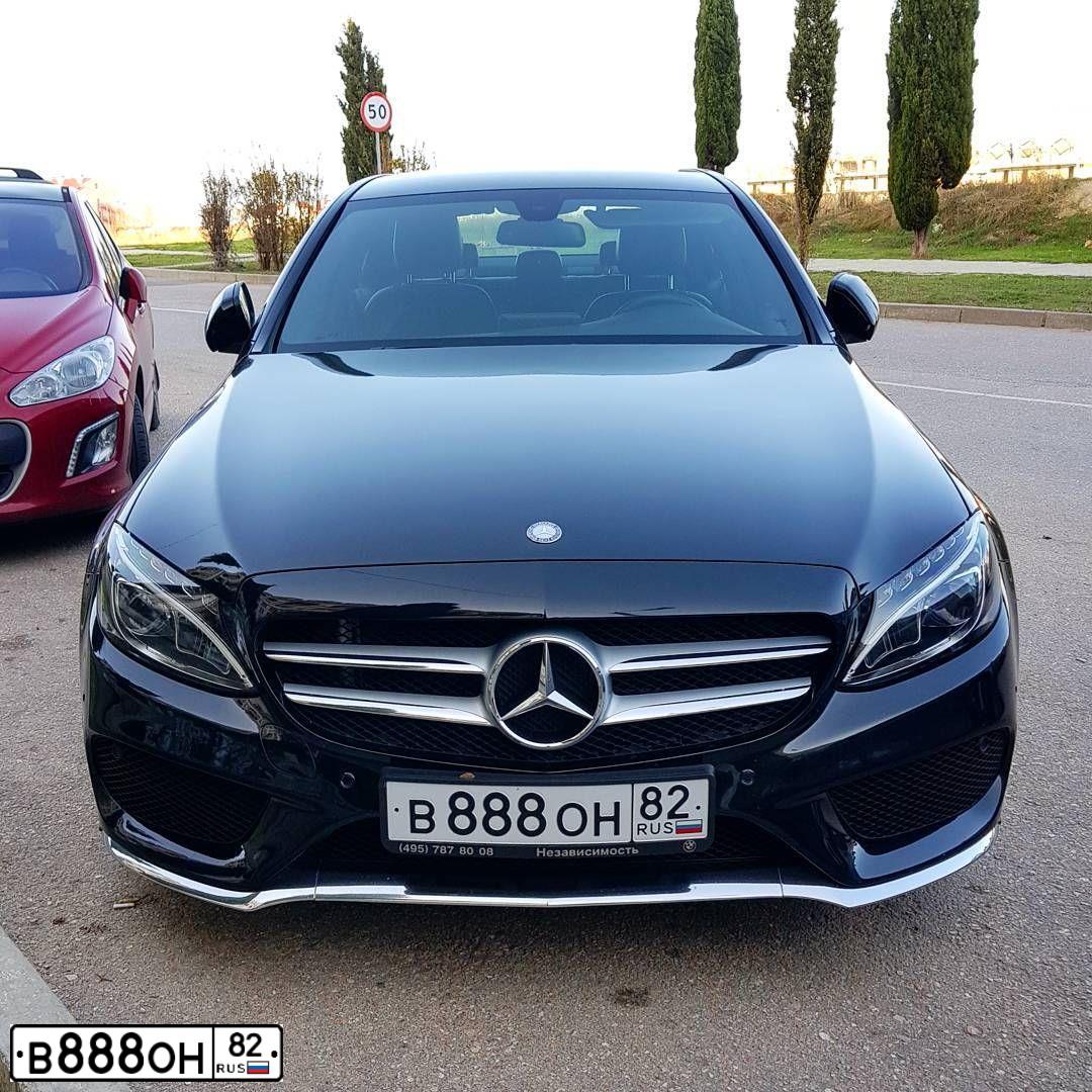 Фото автомобиля MERCEDES C-KLASSE, 2015 — госномер В888ОН82. Цвет: ЧЕРНЫЙ