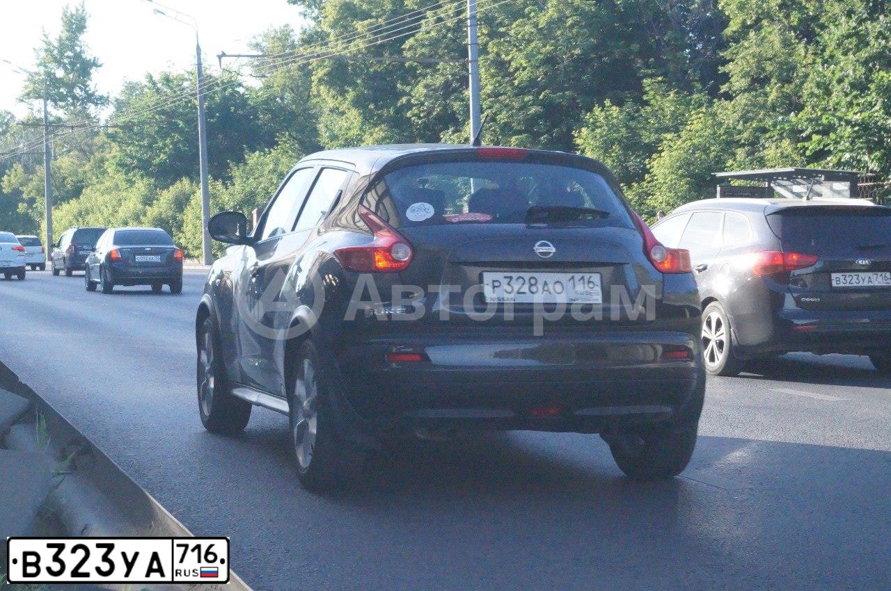 Фото автомобиля KIA CEE'D, 2013 — госномер В323УА716. Цвет: ЧЕРНЫЙ ПЕРЛАМУТР