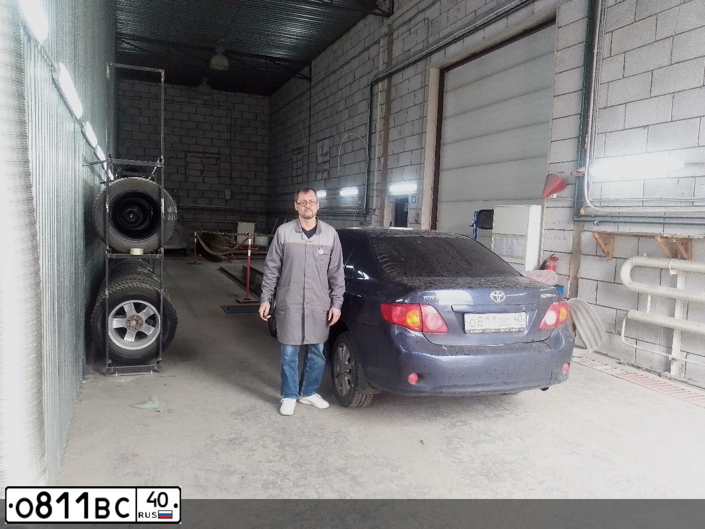 Фото автомобиля TOYOTA COROLLA, 2007 — госномер О853ВК180