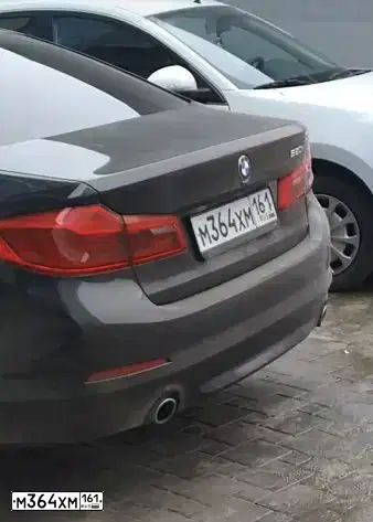 Фото автомобиля BMW 520I, 2017 — госномер К956АЕ156. Цвет: ЧЕРНЫЙ