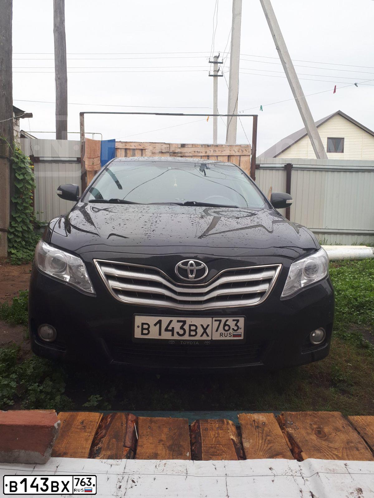 Фото автомобиля TOYOTA CAMRY, 2010 — госномер В143ВХ763. Цвет: ЧЕРНЫЙ