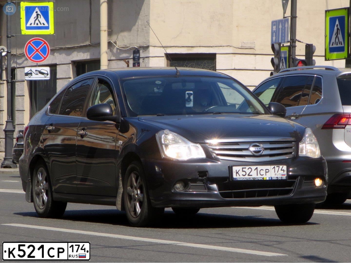Фото автомобиля NISSAN ALMERA, 2013 — госномер С028ВР68. Цвет: ЧЕРНЫЙ