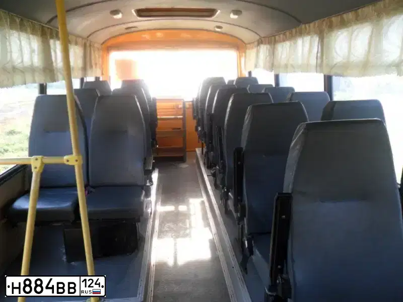 Фото автомобиля PAZ 3205, 2010 — госномер Н884ВВ124. Цвет: ЖЁЛТЫЙ