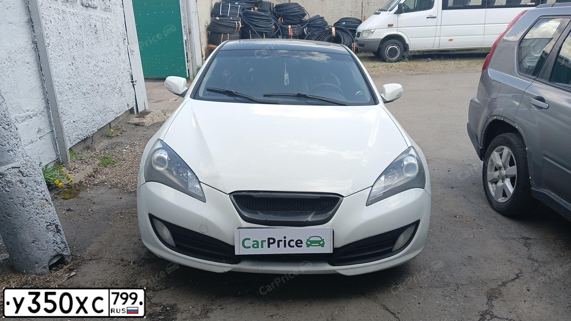 Фото автомобиля HYUNDAI COUPE, 2011 — госномер М553СА13. Цвет: БЕЛЫЙ