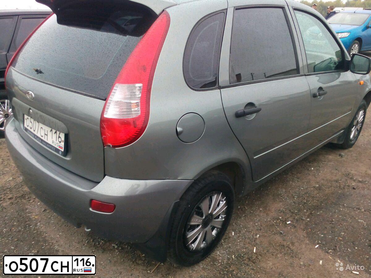 Фото автомобиля LADA 1119 KALINA, 2011 — госномер Р961ВВ716. Цвет: Темно-серый металлик
