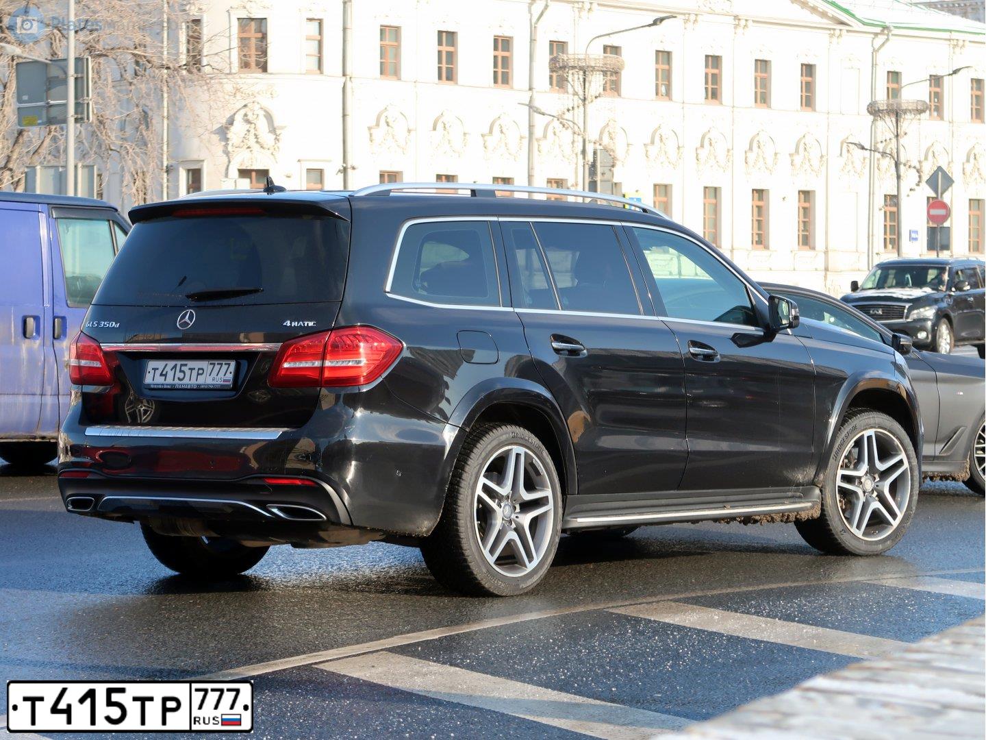 Фото автомобиля MERCEDES GL-KLASSE, 2016 — госномер Т415ТР777. Цвет: ЧЕРНЫЙ