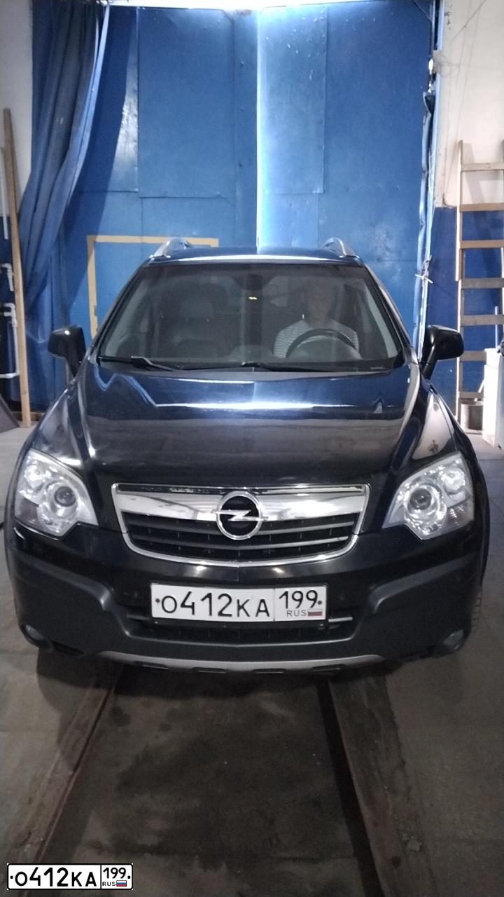 Фото автомобиля OPEL ANTARA, 2008 — госномер У861ТХ69. Цвет: ЧЕРНЫЙ