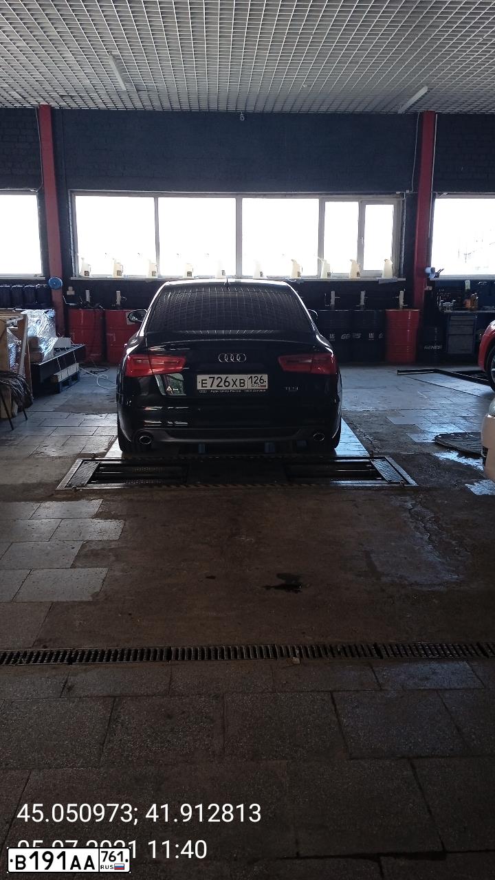 Фото автомобиля AUDI A6, 2011 — госномер Р092РР93. Цвет: ЧЕРНЫЙ