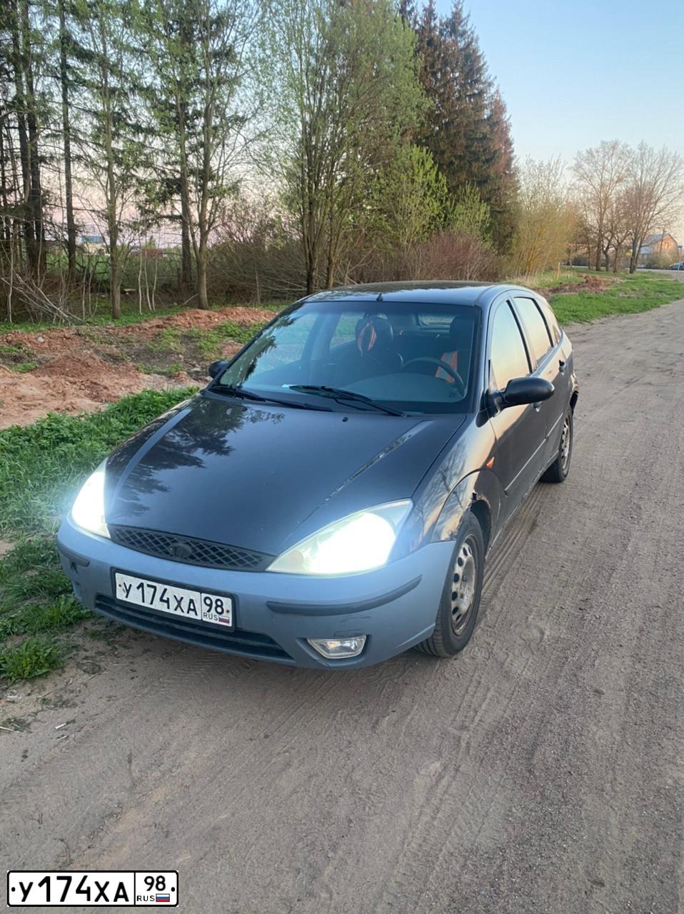 Фото автомобиля FORD FOCUS, 2004 — госномер В871ХВ147. Цвет: ЧЕРНЫЙ