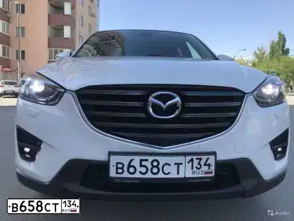 Фото автомобиля MAZDA CX-5, 2016 — госномер В658СТ134. Цвет: БЕЛЫЙ ПЕРЛАМУТР