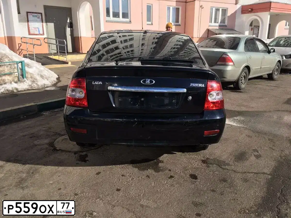 Фото автомобиля AUDI АУДИ 100, 1992 — госномер Р559ОХ77. Цвет: ЧЕРНЫЙ