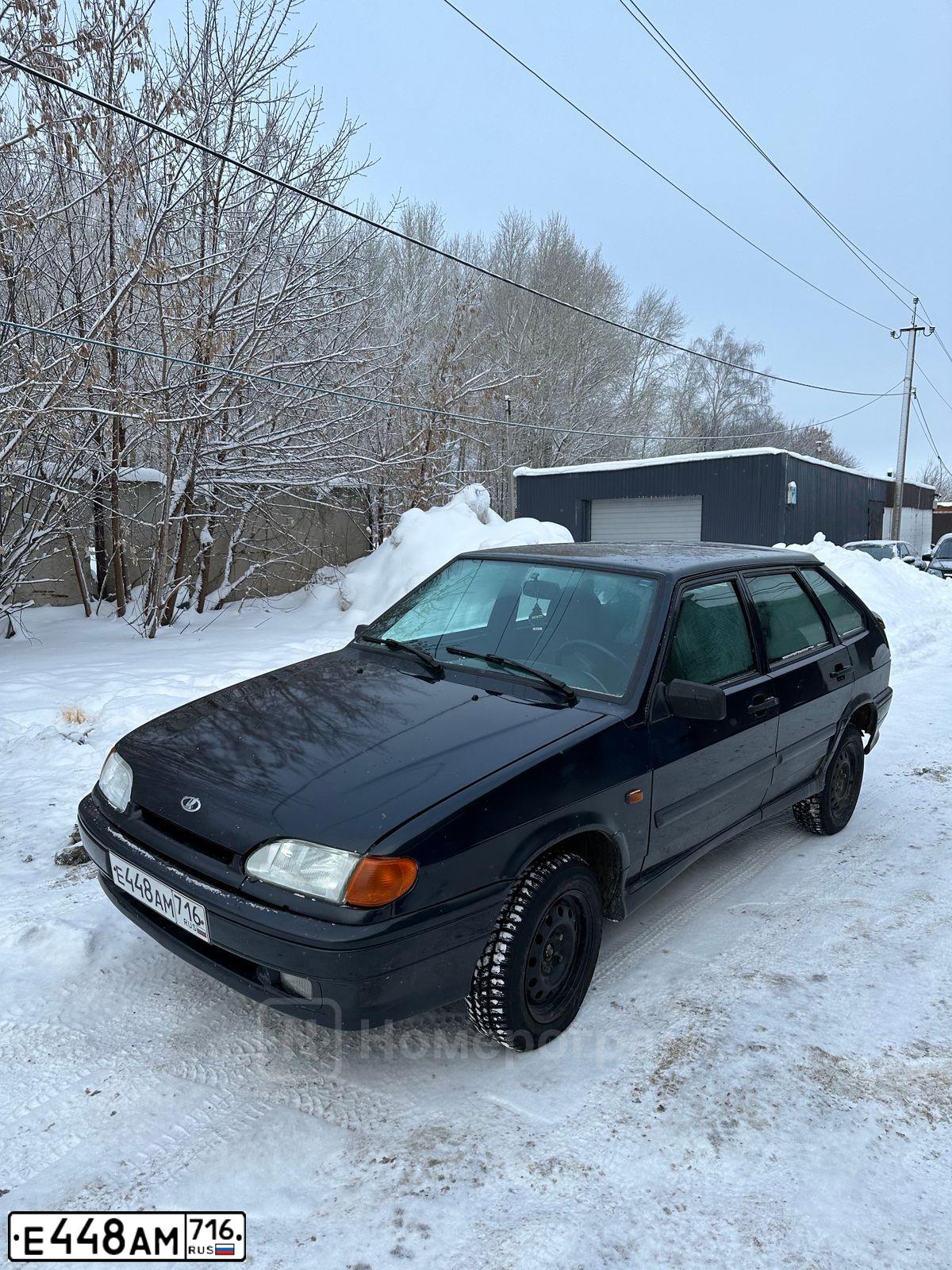 Фото автомобиля LADA 2114, 2008 — госномер С847ОК716. Цвет: Сине-Черный
