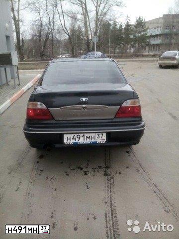 Фото автомобиля DAEWOO NEXIA, 2004 — госномер В317РК37. Цвет: Темно-зеленый