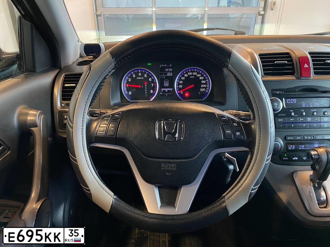 Фото автомобиля HONDA CR-V, 2008 — госномер Н776МС21. Цвет: ЧЕРНЫЙ