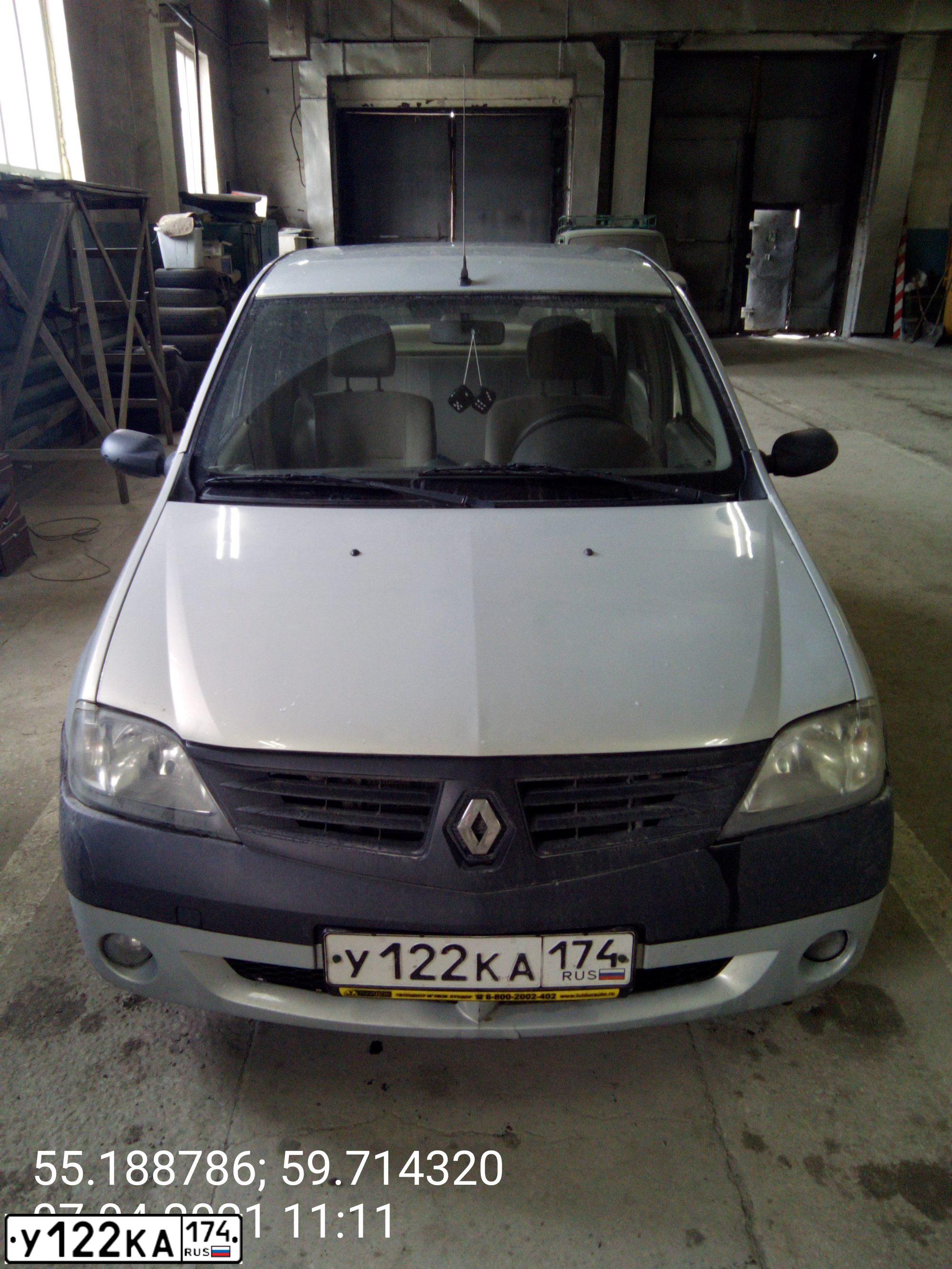 Фото автомобиля RENAULT LOGAN SR, 2008 — госномер Т510ОЕ196